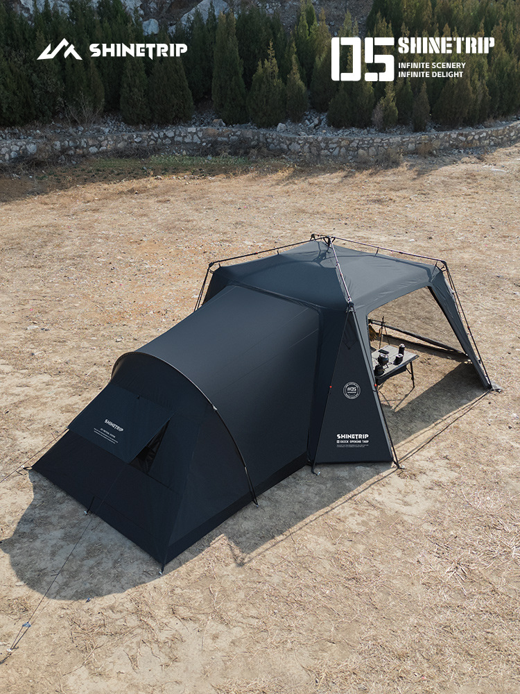 Lều Tự Động Mái Vòm SHINETRIP 05 4x4m – Vải Oxford 150D Tráng Bạc, Chống Nắng Mưa, Dã Ngoại Gia Đình
