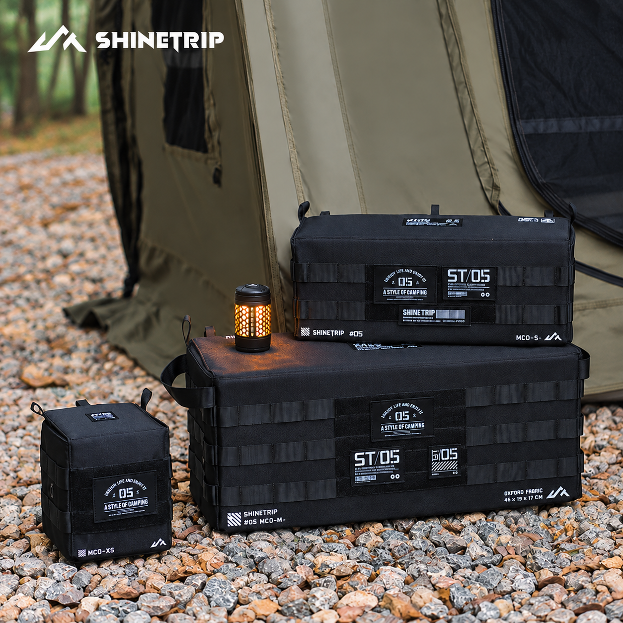 Túi Đựng Đồ ShineTrip 05 Tactical - Túi Camping Đa Năng, Treo Hông Thùng/Ghế, Vải Oxford 600D