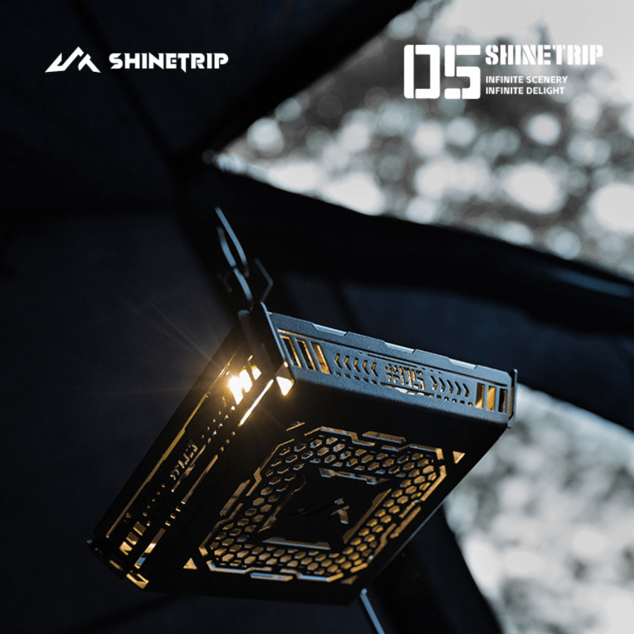 Chụp Đèn Camping Hình Kim Tự Tháp SHINETRIP Thép Không Gỉ 304 Treo Lều Trang Trí Phiên Bản Xua Muỗi