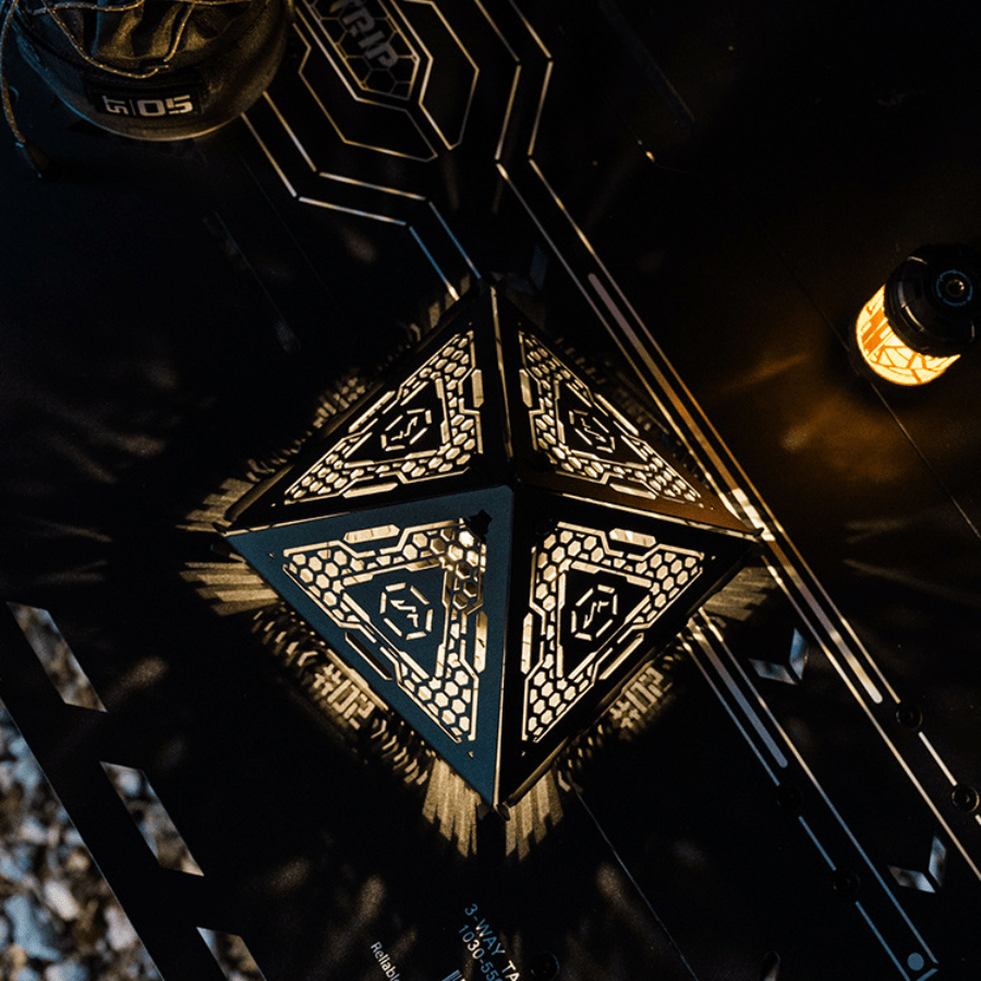 Chụp Đèn Camping Hình Kim Tự Tháp SHINETRIP Thép Không Gỉ 304 Treo Lều Trang Trí Phiên Bản Xua Muỗi