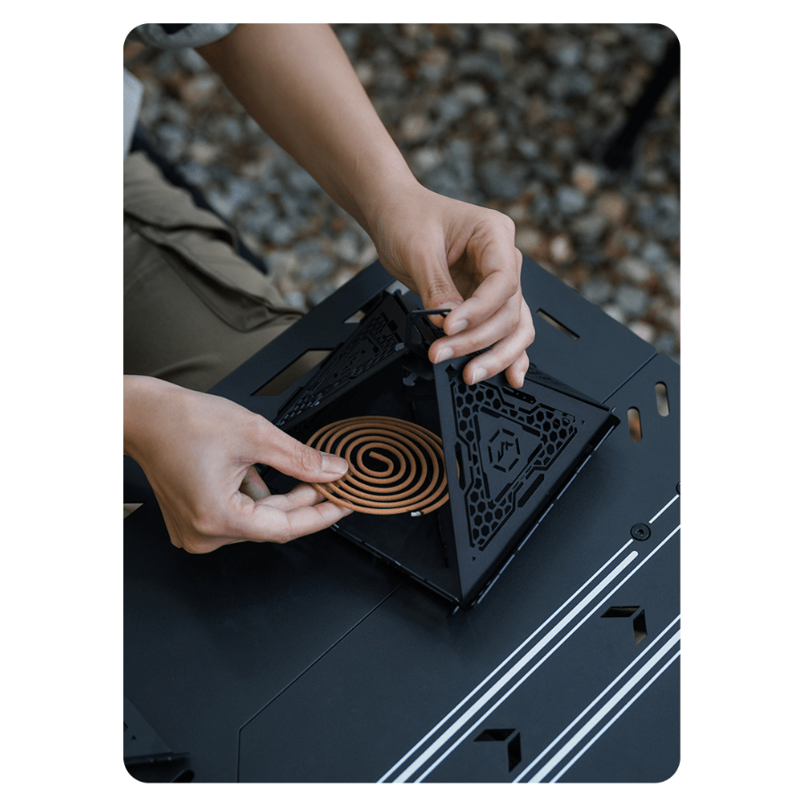 Chụp Đèn Camping Hình Kim Tự Tháp SHINETRIP Thép Không Gỉ 304 Treo Lều Trang Trí Phiên Bản Xua Muỗi