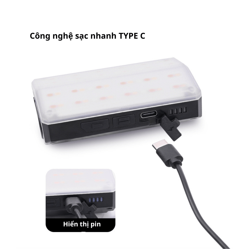 Đèn Camping SHINETRIP 05 Series Sạc Type-C – Đèn LED Dã Ngoại Đa Năng, Gắn Nam Châm & Treo Lều, Nhẹ 129g