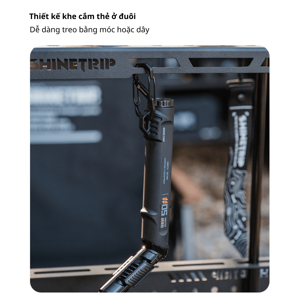 Bật Lửa Khò SHINETRIP D5 Series 05 Cao Cấp – Lửa Mạnh Điều Chỉnh – Có Khóa An Toàn – Bật Lửa Camping, Dã Ngoại, EDC