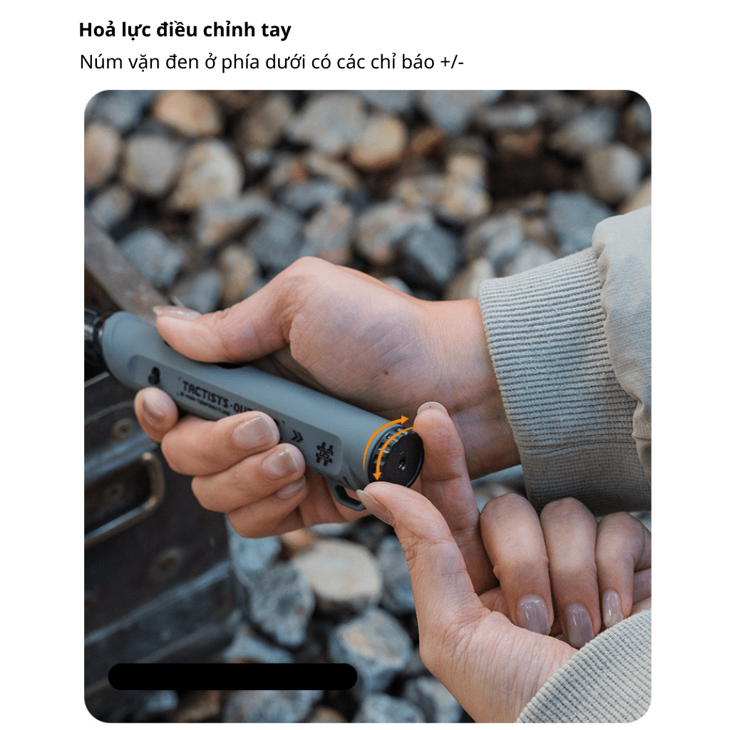 Bật Lửa Khò SHINETRIP D5 Series 05 Cao Cấp – Lửa Mạnh Điều Chỉnh – Có Khóa An Toàn – Bật Lửa Camping, Dã Ngoại, EDC