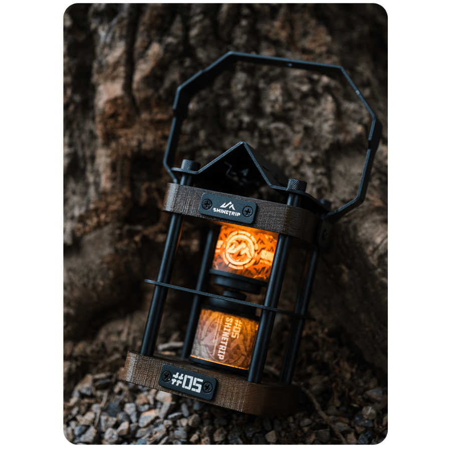 Giá Đỡ Đèn Cắm Trại SHINETRIP 05 Đế Đèn Chiến Thuật Lò Gốm, Gỗ Sồi & Thép 304, Phụ Kiện Camping Cao Cấp