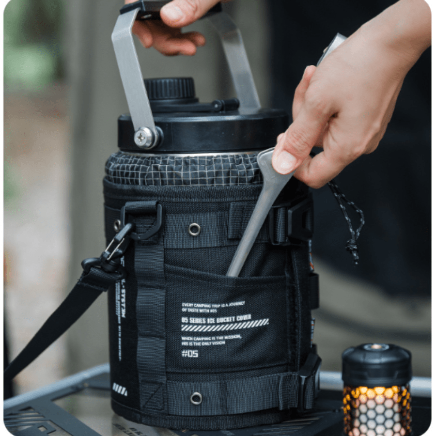 Túi Đựng Thùng Đá ShineTrip 05 Tactical – Túi Giữ Lạnh Camping Vải Oxford 1000D, Gọn Nhẹ, Đa Năng