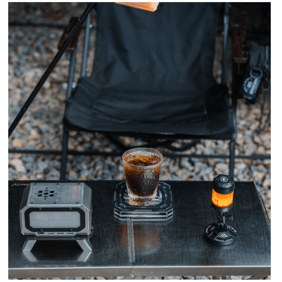 Miếng Lót Cốc Chiến Thuật SHINETRIP Dòng 05 Nhôm + Acrylic Phong Cách Tactical Dùng Cho Camping - Bàn Làm Việc