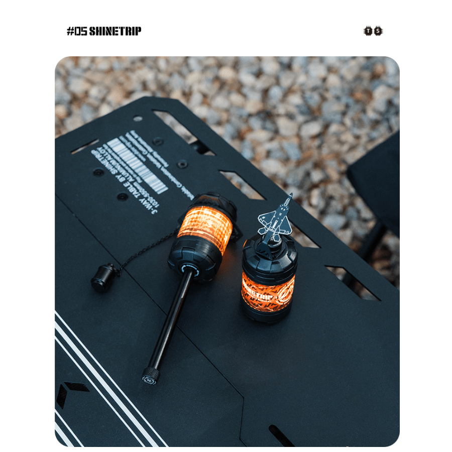 Phụ kiện chụp đèn làm hiệu ứng ánh sáng - Biểu tượng máy bay trang trí đèn ShineTrip chất liệu inox