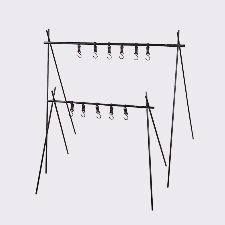 Giá Treo Dụng Cụ Camping Gấp Gọn ShineTrip  Kệ Treo Nồi Chảo Dã Ngoại, Khung Thép Tam Giác