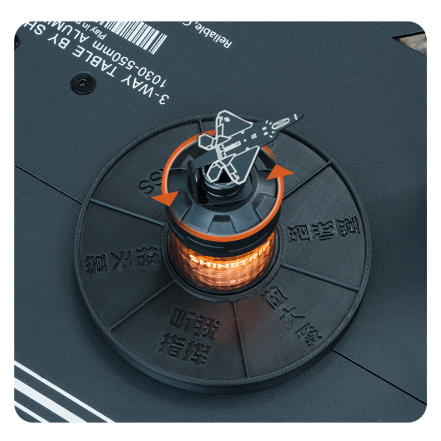 Phụ kiện chụp đèn làm hiệu ứng ánh sáng - Biểu tượng máy bay trang trí đèn ShineTrip chất liệu inox