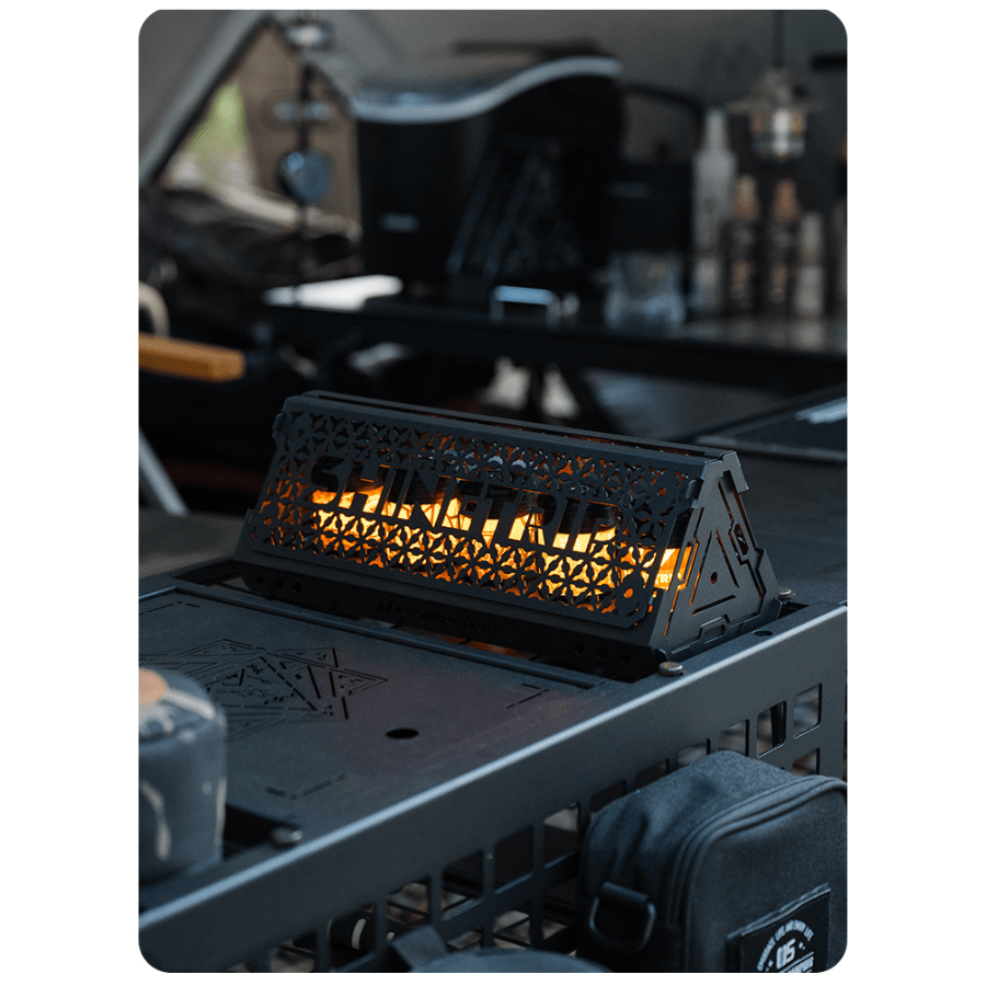 Giá/Đế Đèn Xếp Hàng SHINETRIP #05 – Inox 304 – Đặt/Treo Nhiều Đèn Camping