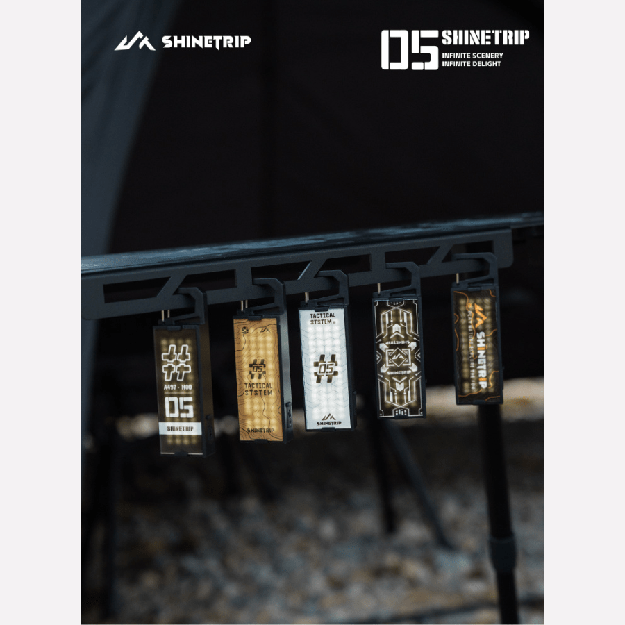 Đèn Camping Mini SHINETRIP 05  Đèn LED Dã Ngoại Móc Treo Chiến Thuật, 8 Chế Độ Sáng, Type-C, Nhẹ 36g