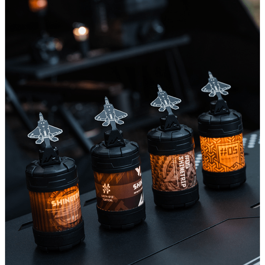 Phụ kiện chụp đèn làm hiệu ứng ánh sáng - Biểu tượng máy bay trang trí đèn ShineTrip chất liệu inox