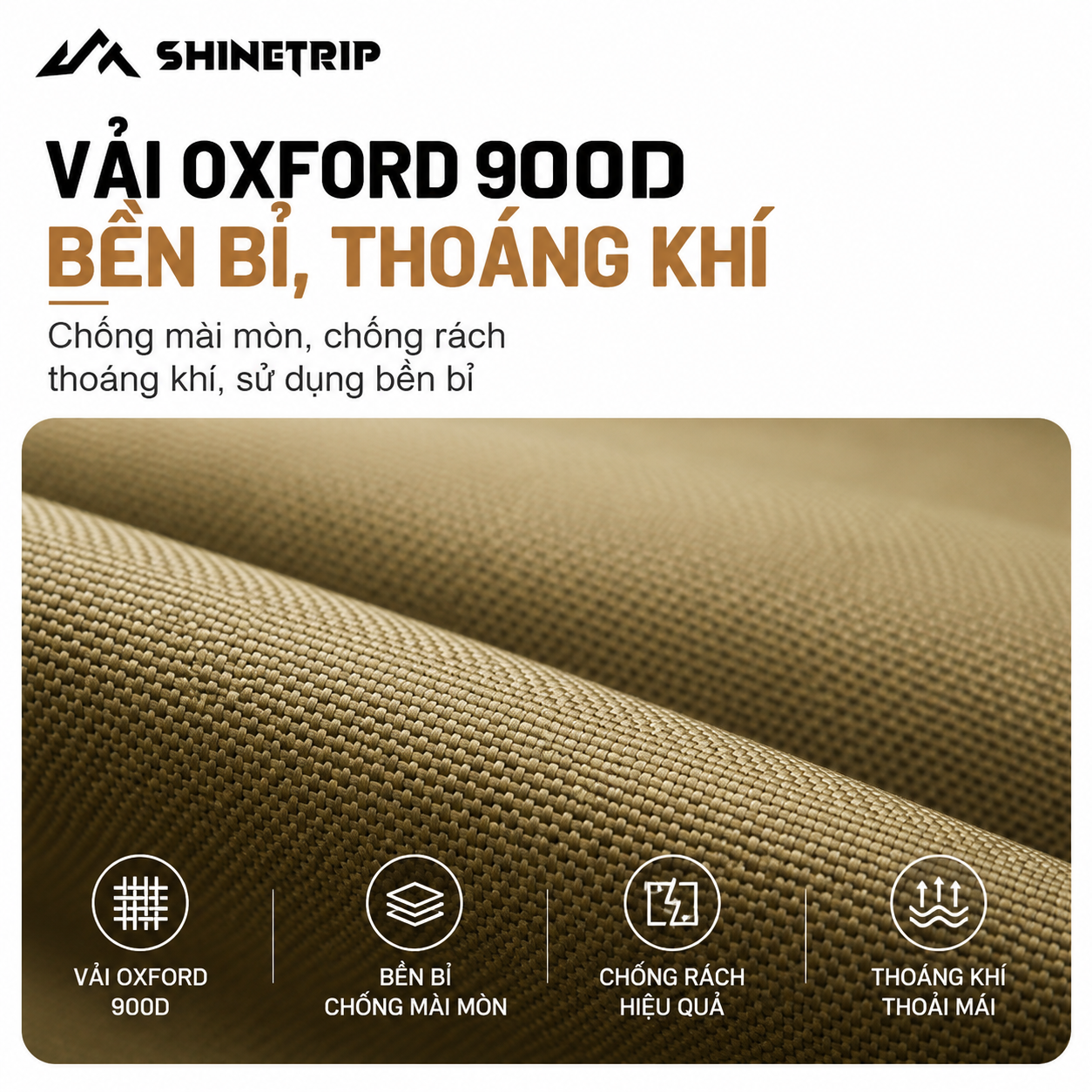 Ghế Xếp Camping Cao Cấp 6 Chế Độ | Khung Nhôm 6063 Bền Nhẹ, Vải 900D Siêu Bền
