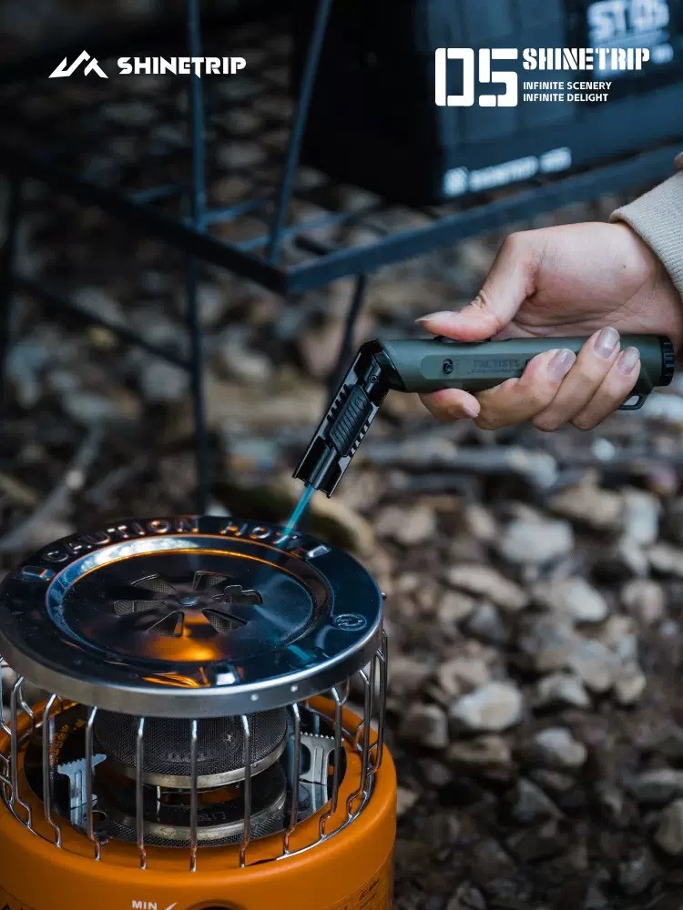 Bật Lửa Khò SHINETRIP D5 Series 05 Cao Cấp – Lửa Mạnh Điều Chỉnh – Có Khóa An Toàn – Bật Lửa Camping, Dã Ngoại, EDC