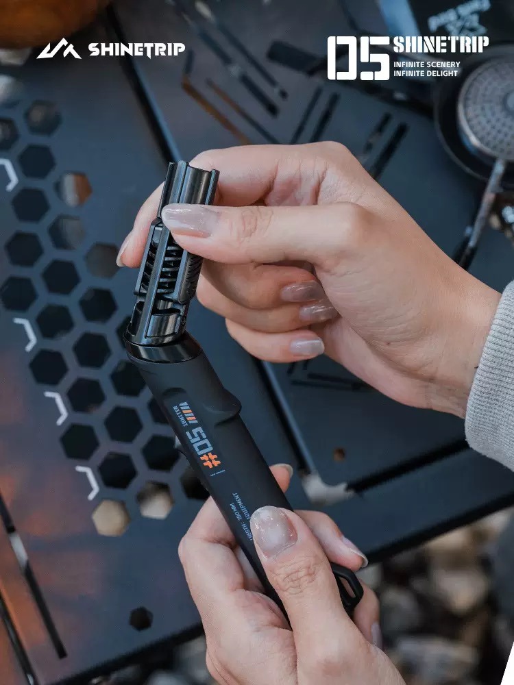 Bật Lửa Khò SHINETRIP D5 Series 05 Cao Cấp – Lửa Mạnh Điều Chỉnh – Có Khóa An Toàn – Bật Lửa Camping, Dã Ngoại, EDC