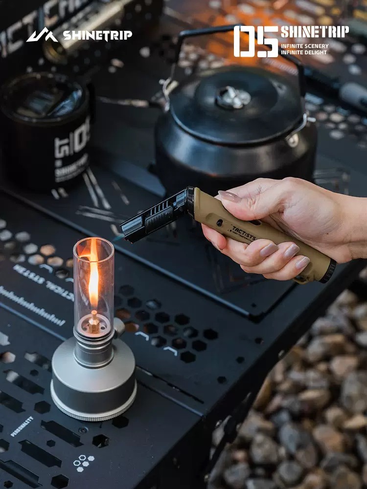 Bật Lửa Khò SHINETRIP D5 Series 05 Cao Cấp – Lửa Mạnh Điều Chỉnh – Có Khóa An Toàn – Bật Lửa Camping, Dã Ngoại, EDC