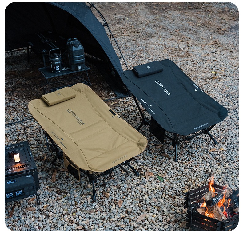 Giường Ghế Xếp Dã Ngoại SHINETRIP Có Tựa Đầu | Giường Ngủ Camping Gấp Gọn Khung Nhôm 7075