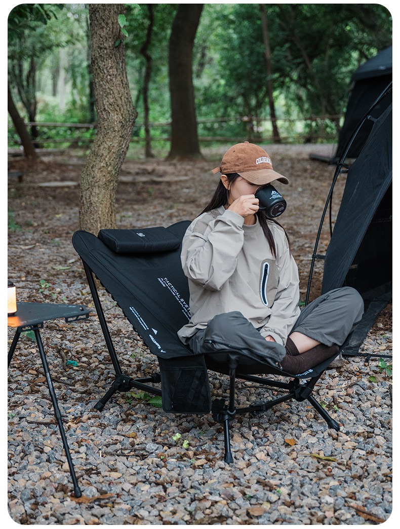 Giường Ghế Xếp Dã Ngoại SHINETRIP Có Tựa Đầu | Giường Ngủ Camping Gấp Gọn Khung Nhôm 7075