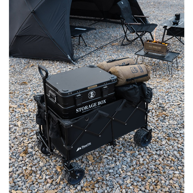 Xe Kéo Gấp Dã Ngoại ST 200L | Xe Kéo Camping Khung Thép Carbon, Vải Oxford 600D, Bánh Lớn Gấp Gọn