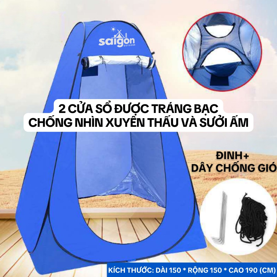 Lều Tắm, Thay Đồ, Chụp Ảnh Ngoài Trời Phượt Dã Ngoại – Đa Năng, Gấp Gọn, Dùng Cho Cắm Trại, Câu Cá