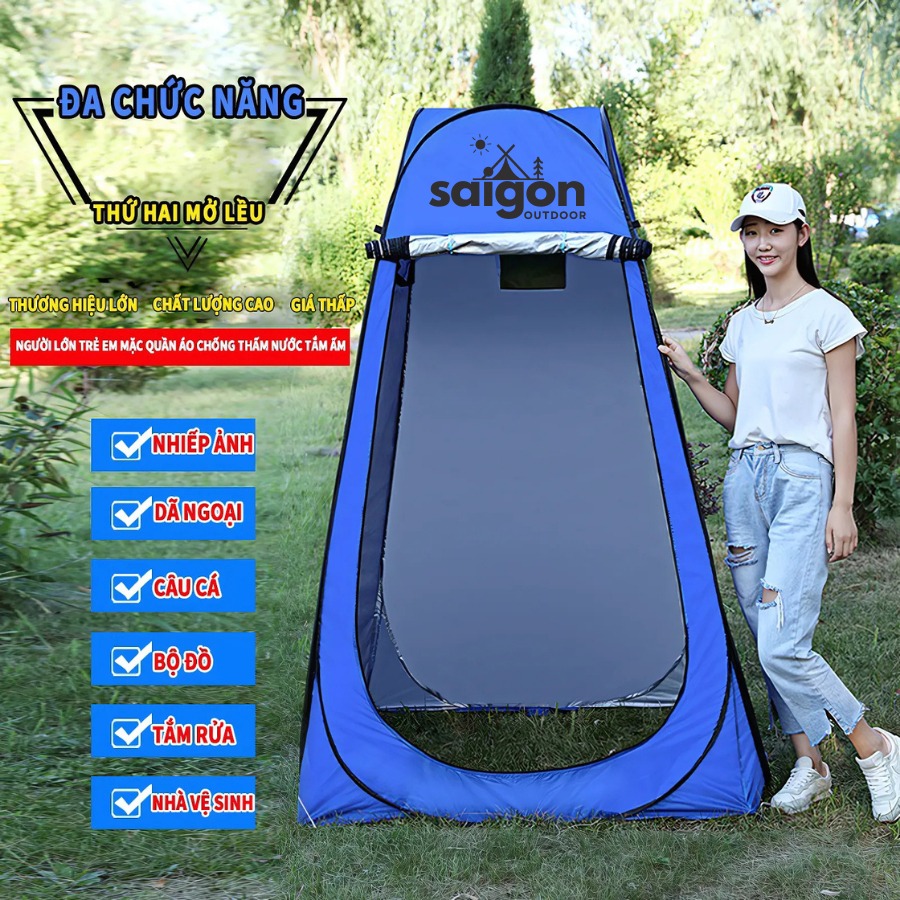 Lều Tắm, Thay Đồ, Chụp Ảnh Ngoài Trời Phượt Dã Ngoại – Đa Năng, Gấp Gọn, Dùng Cho Cắm Trại, Câu Cá