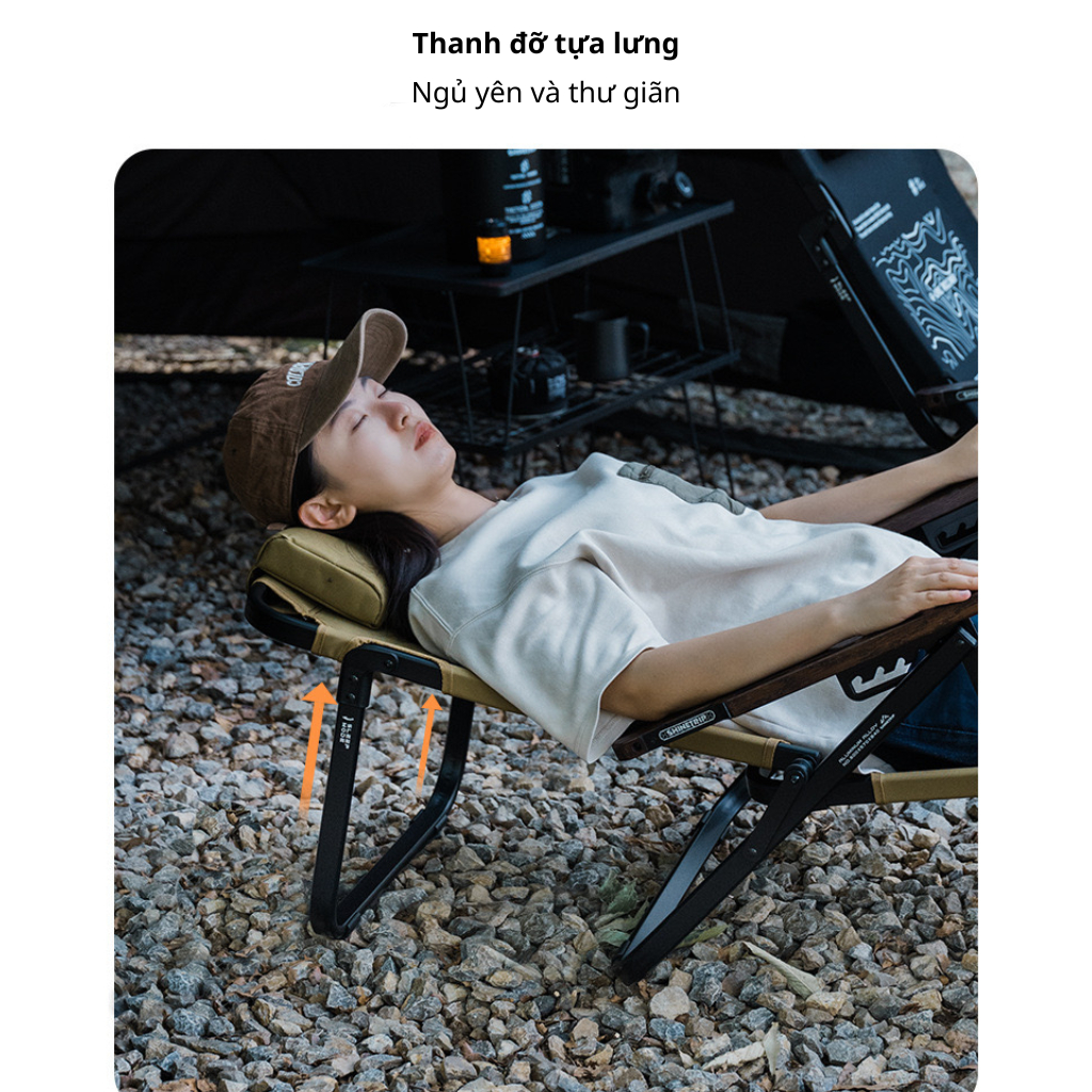 Ghế Xếp Camping Cao Cấp 6 Chế Độ | Khung Nhôm 6063 Bền Nhẹ, Vải 900D Siêu Bền