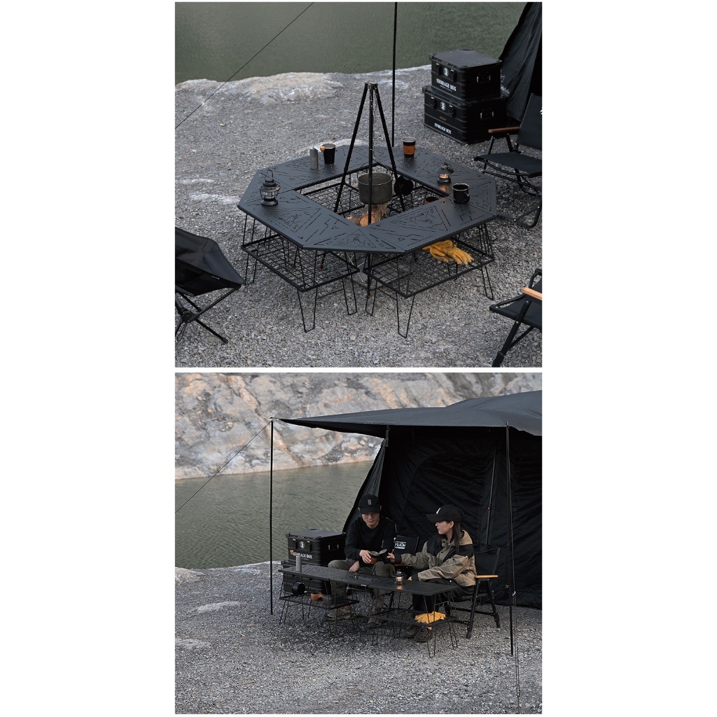 Bàn Lưới Gấp Dã Ngoại Camping | Khung Thép Carbon Chắc Chắn, Gấp Gọn Nhẹ 2.38kg