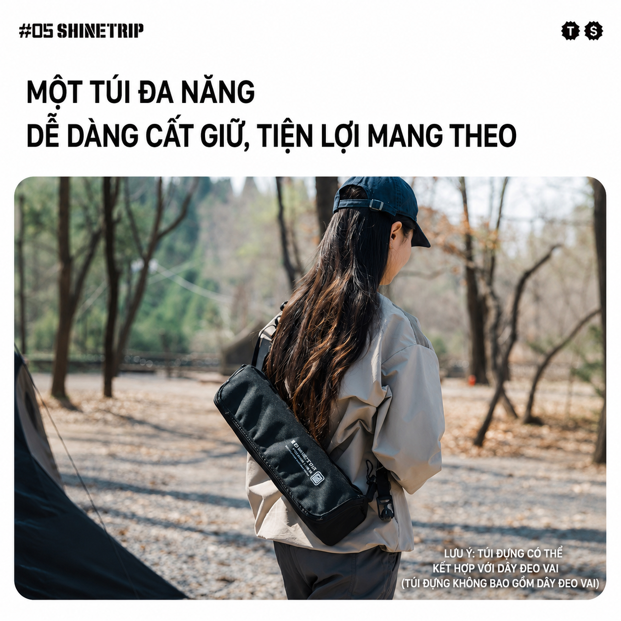 Bàn Dã Ngoại ShineTrip Gấp Gọn Siêu Nhẹ Cho Picnic & Cắm Trại