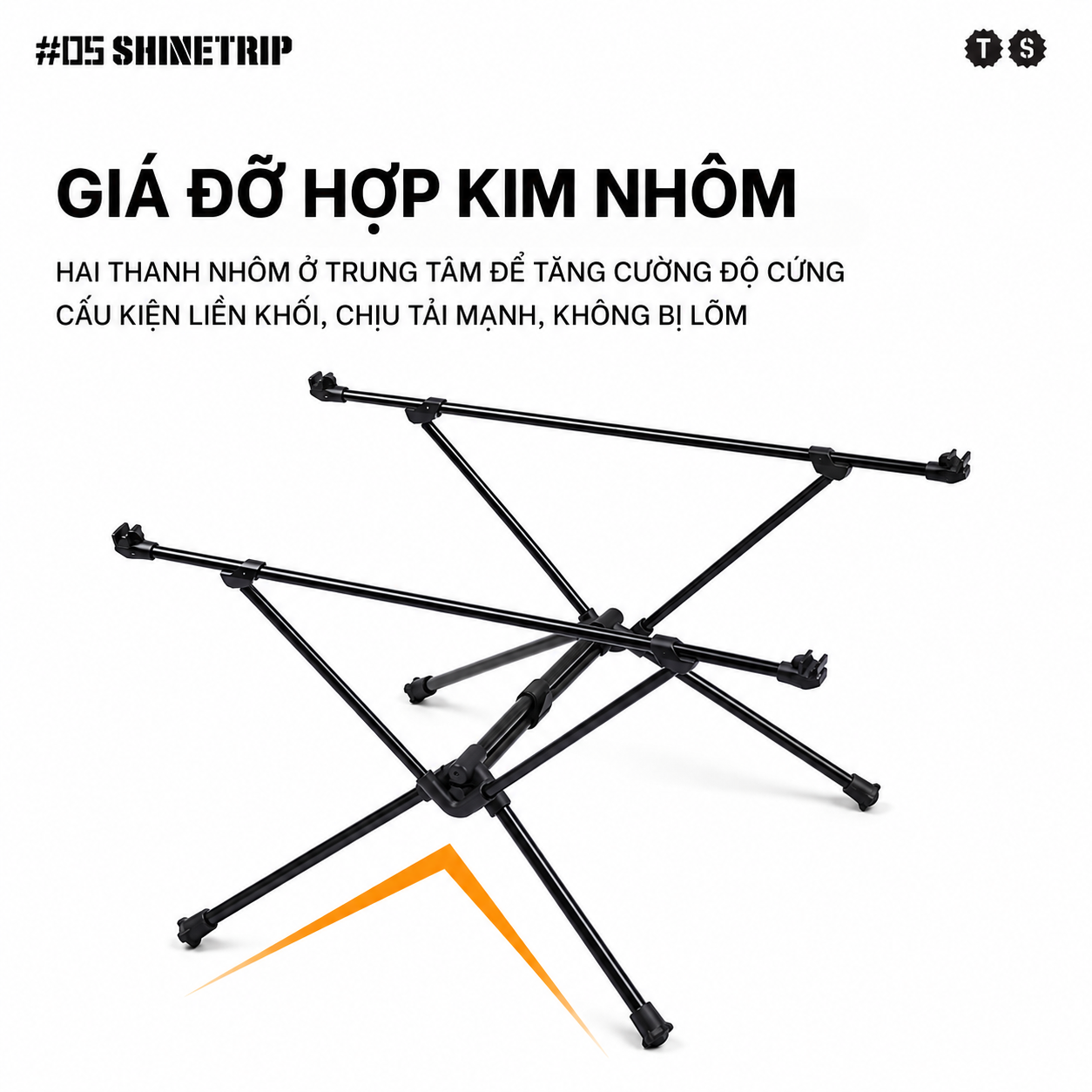Bàn Dã Ngoại ShineTrip Gấp Gọn Siêu Nhẹ Cho Picnic & Cắm Trại