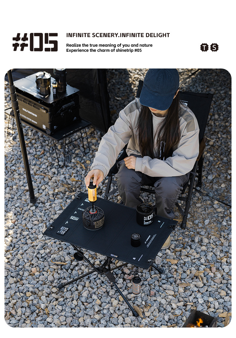 Bàn Dã Ngoại ShineTrip Gấp Gọn Siêu Nhẹ Cho Picnic & Cắm Trại