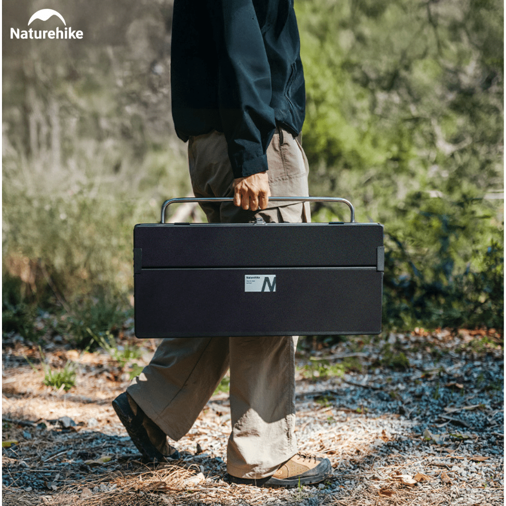 Bếp Nướng BBQ Naturehike N Play CNK2300015 – Bếp Than Dã Ngoại Gấp Gọn, Vỉ Nướng Lớn, Camping