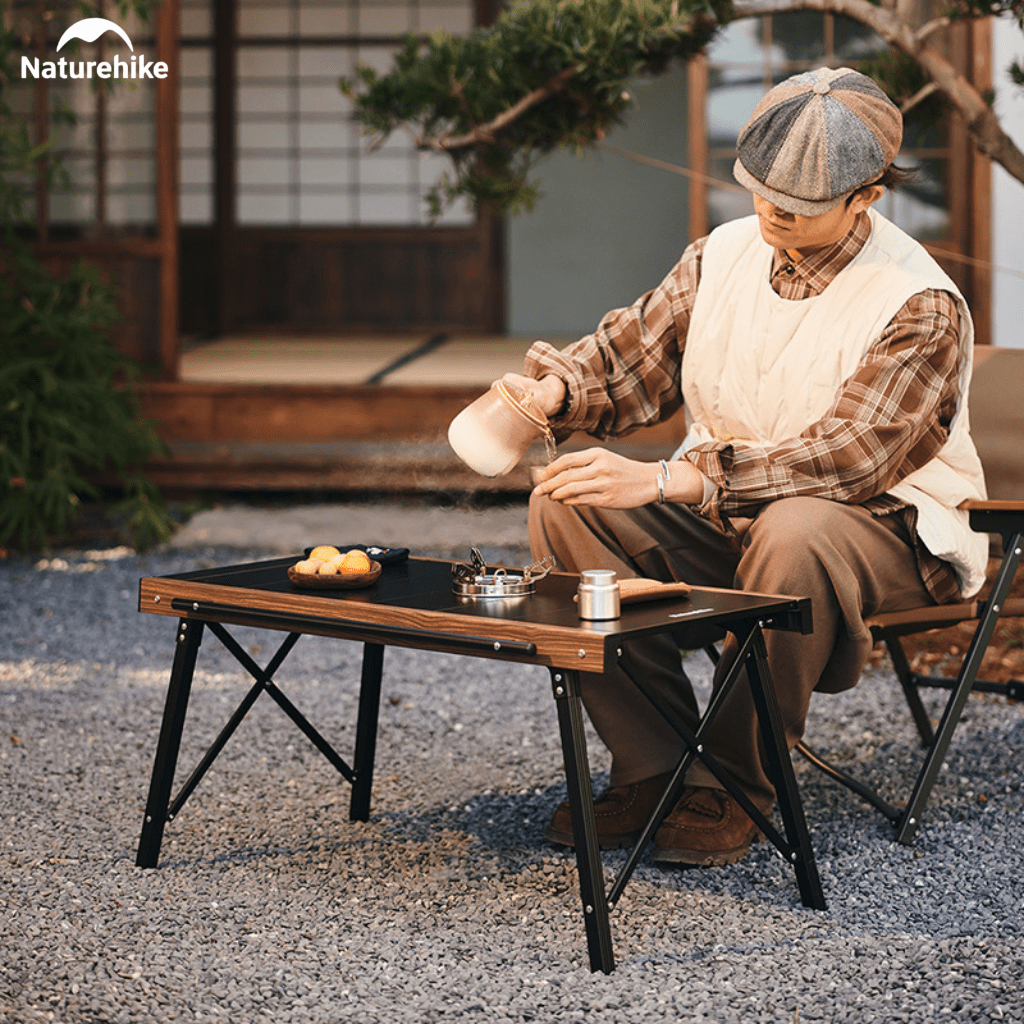 Bàn Gấp Naturehike IGT CNK2300JJ016 – Bàn Camping Đa Năng, Nhôm + Gỗ, Gấp Gọn, Dùng Bếp Dã Ngoại