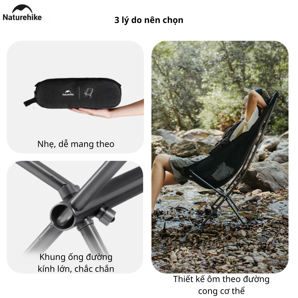 Ghế xếp mini gọn nhẹ Naturehike CNK2450JJ015