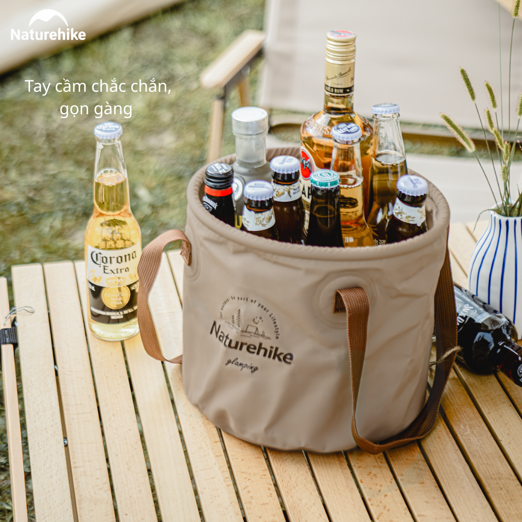 Xô Nước Gấp Gọn Naturehike NH20SJ040  – Chậu Rửa Dã Ngoại Chống Thấm, Nhẹ, Đa Năng Cắm Trại/Trekking