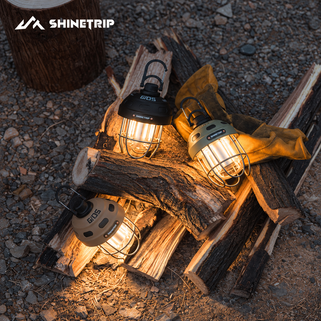 Đèn Lều Cắm Trại ShineTrip dùng Trang Trí Dã Ngoại, Siêu Sáng, pin có Thời Gian Sử Dụng Lâu