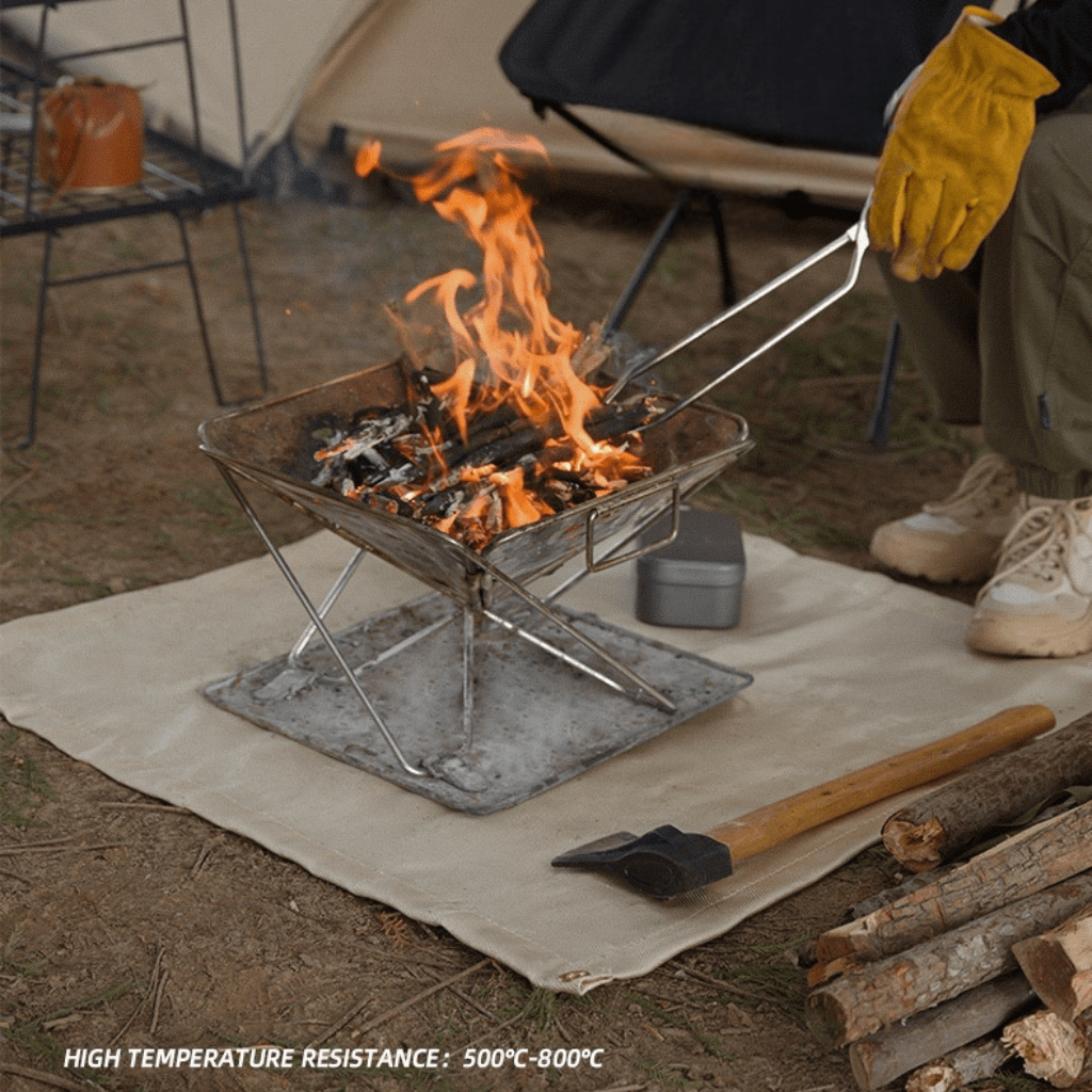 Thảm Chống Cháy ShineTrip  – Tấm Lót Chịu Nhiệt Sợi Thủy Tinh Cho Bếp Gas, Bếp Củi, Fire Pit