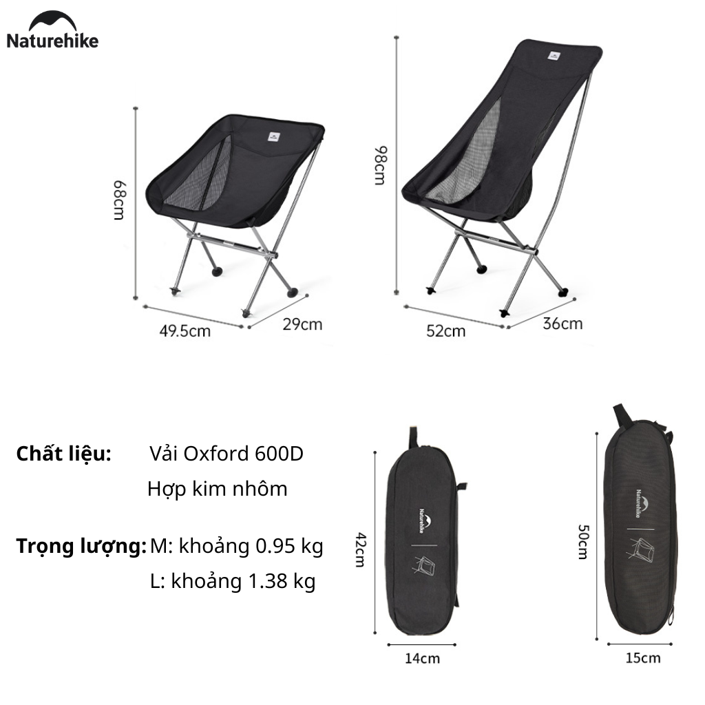 Ghế xếp mini gọn nhẹ Naturehike CNK2450JJ015