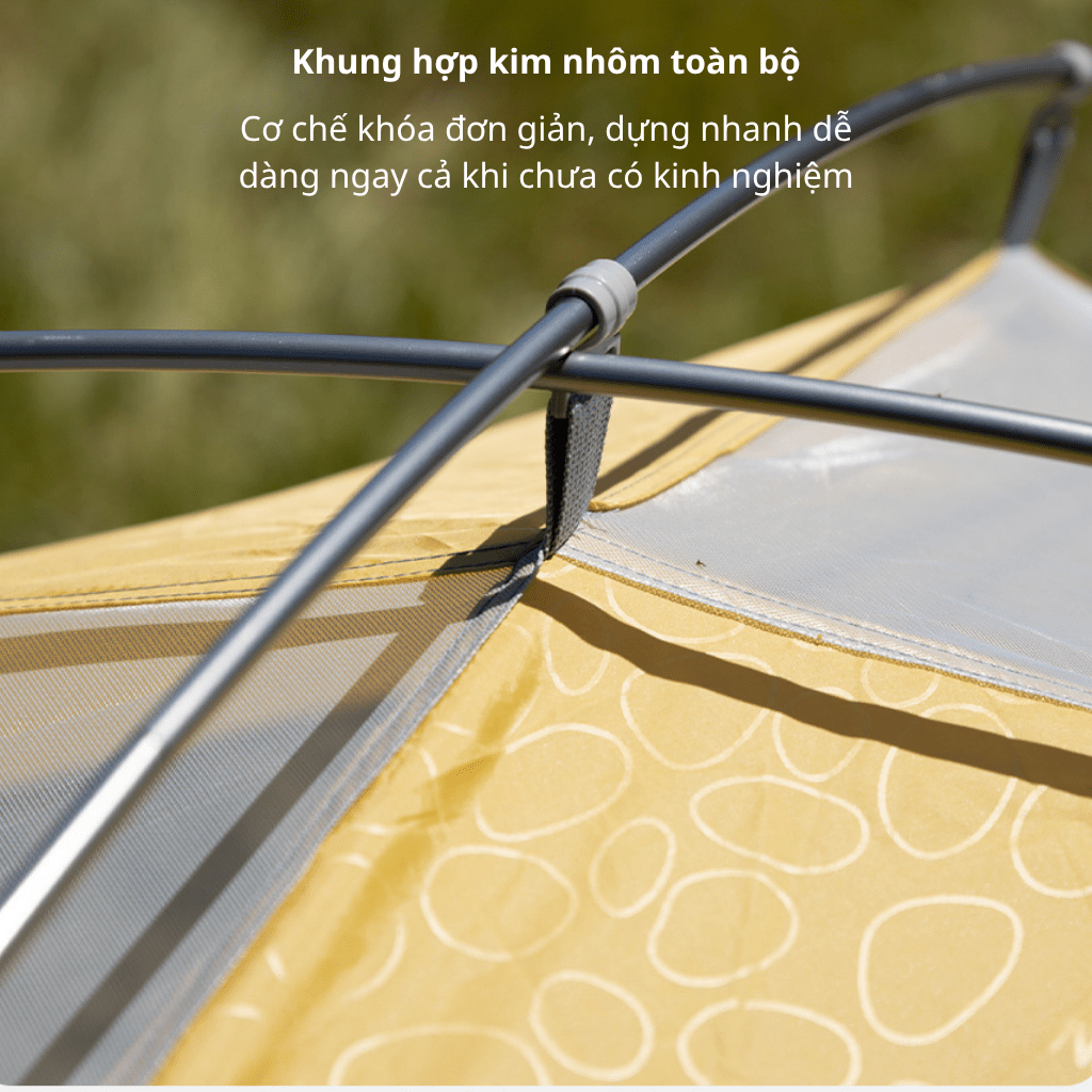 Lều Cắm Trại 2 Người Naturehike NH18Z022-P – Lều 210T Chống Nước 3000mm, Siêu Nhẹ, Trekking/Camping
