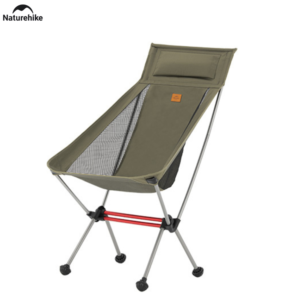 Ghế Cắm Trại Gấp Gọn Naturehike CNK2350JJ018 Moon Chair Siêu Nhẹ 1.35kg, Tải 120kg, Khung Nhôm 7075
