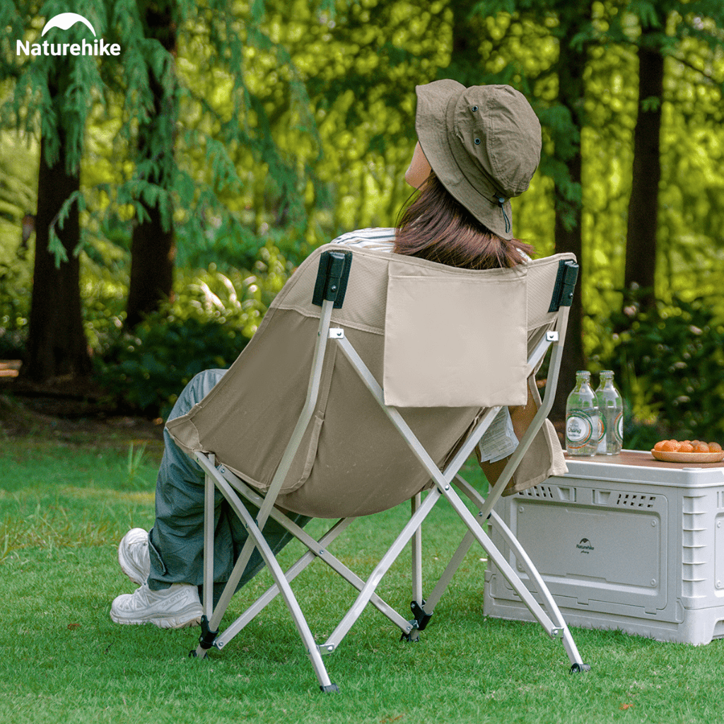 Ghế gấp gọn dã ngoại mặt trăng, moon chair Naturehike CNK2550JJ022