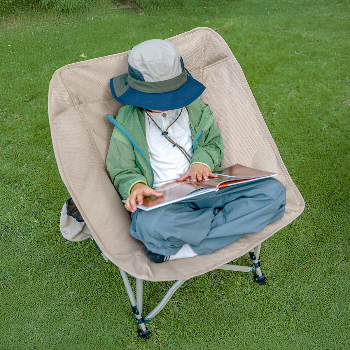 Ghế gấp gọn dã ngoại mặt trăng, moon chair Naturehike CNK2550JJ022