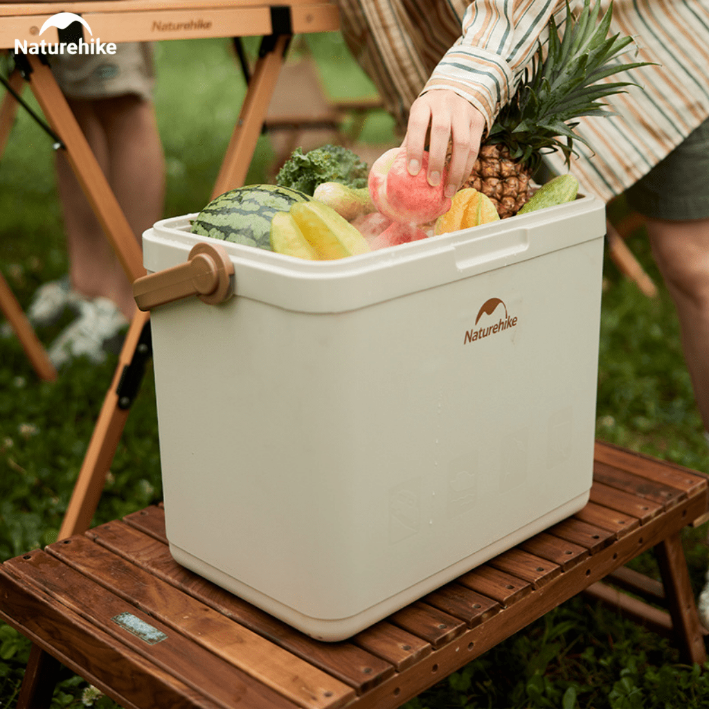 Thùng Đá Giữ Nhiệt Naturehike CNK2300BS011 9L–33L Cooler Camping Giữ Lạnh 24H, Nhựa PP, Dã Ngoại/BBQ