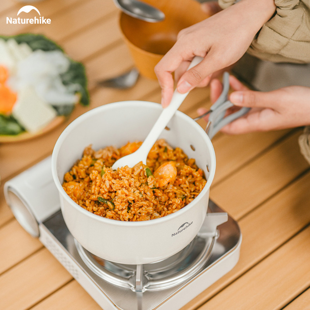 Bộ Nồi Dã Ngoại Naturehike CNK2450CF013 – Nồi Camping Tráng Men 5 Lớp, Chống Dính