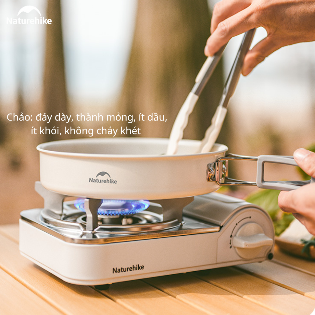 Bộ Nồi Dã Ngoại Naturehike CNK2450CF013 – Nồi Camping Tráng Men 5 Lớp, Chống Dính