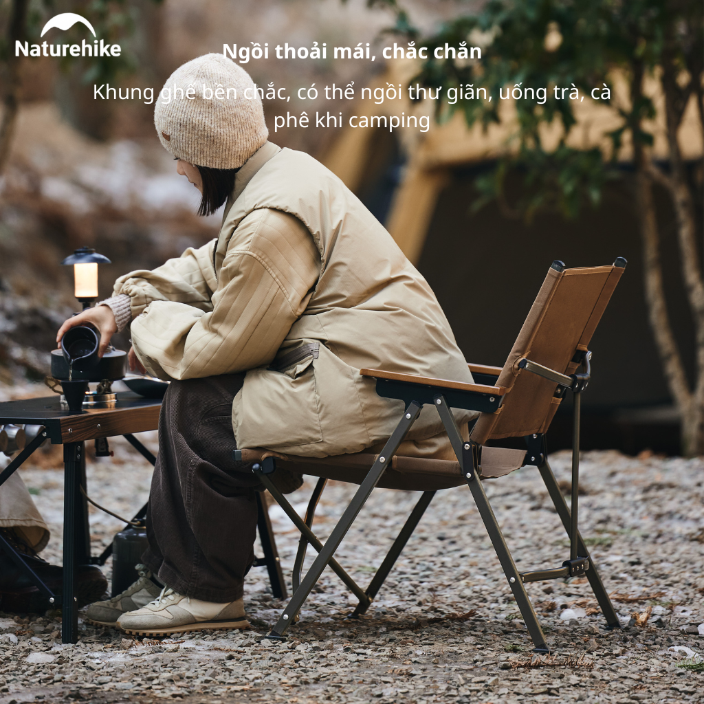 Ghế cắm trại gấp gọn Naturehike Portable Camping Chair CNK2300JJ018