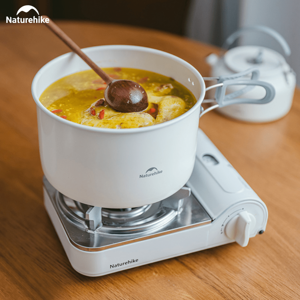 Bộ Nồi Dã Ngoại Naturehike CNK2450CF013 – Nồi Camping Tráng Men 5 Lớp, Chống Dính