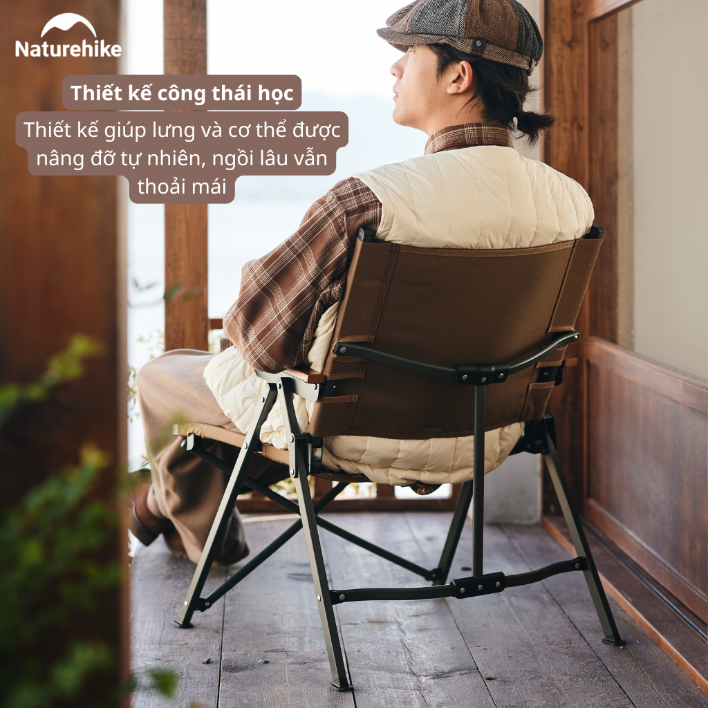Ghế cắm trại gấp gọn Naturehike Portable Camping Chair CNK2300JJ018