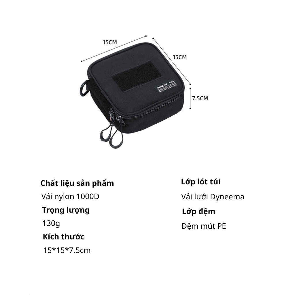 Túi Đựng Gear Outdoor Tactical Vải 1000D Chống Rách ShineTrip