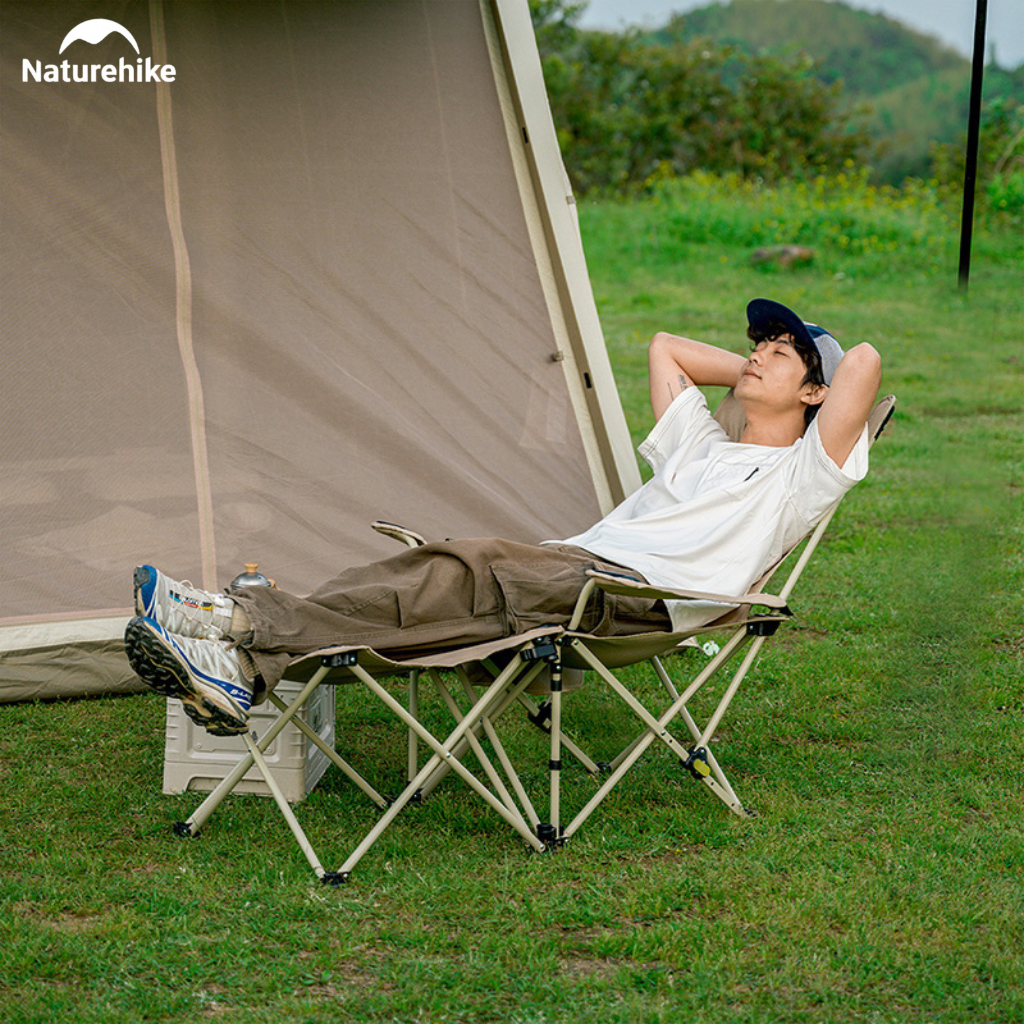 Ghế Xếp Dã Ngoại 2in1 Naturehike CNK2350JJ011 – Ghế Camping Đa Năng, Có Gác Chân, Gấp Gọn Tiện Lợi